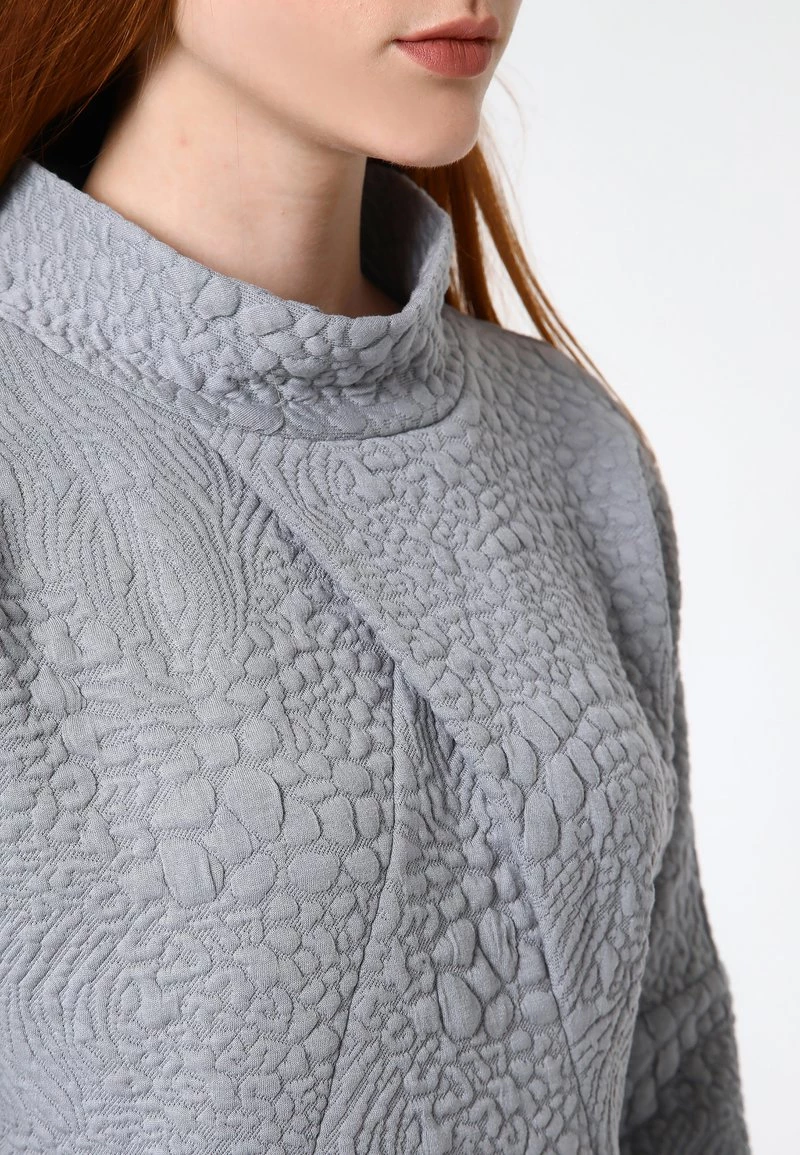 Nuovo di zecca β Madam-T Donna Abito In Maglia - Grau π - immagine 6