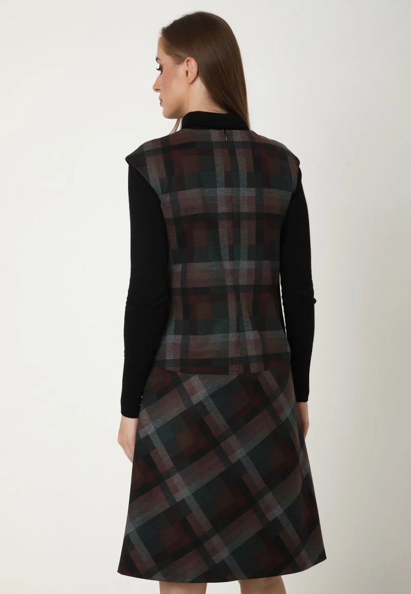 Miglior offerta π Madam-T Donna GASCONA - Vestito Estivo - Grün/braun π - immagine 3