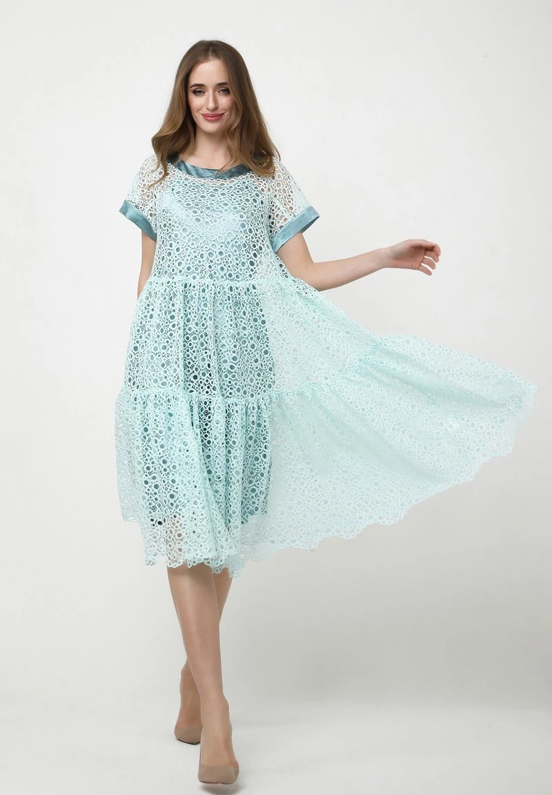 Buono π Madam-T Donna ROMENA - Tubino - Hellgrün π― - immagine 2