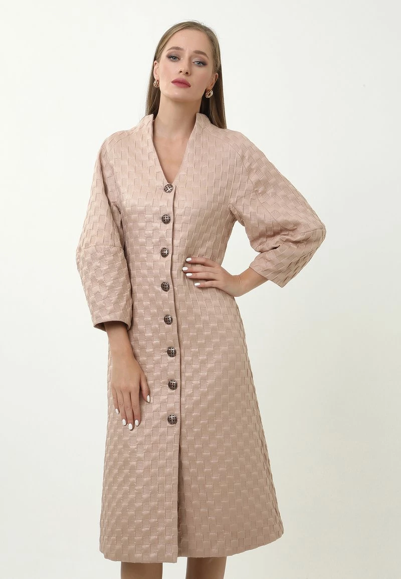 Vendita all'ingrosso π€© Madam-T Donna KLEID ARLATINA - Vestito Estivo - Beige β