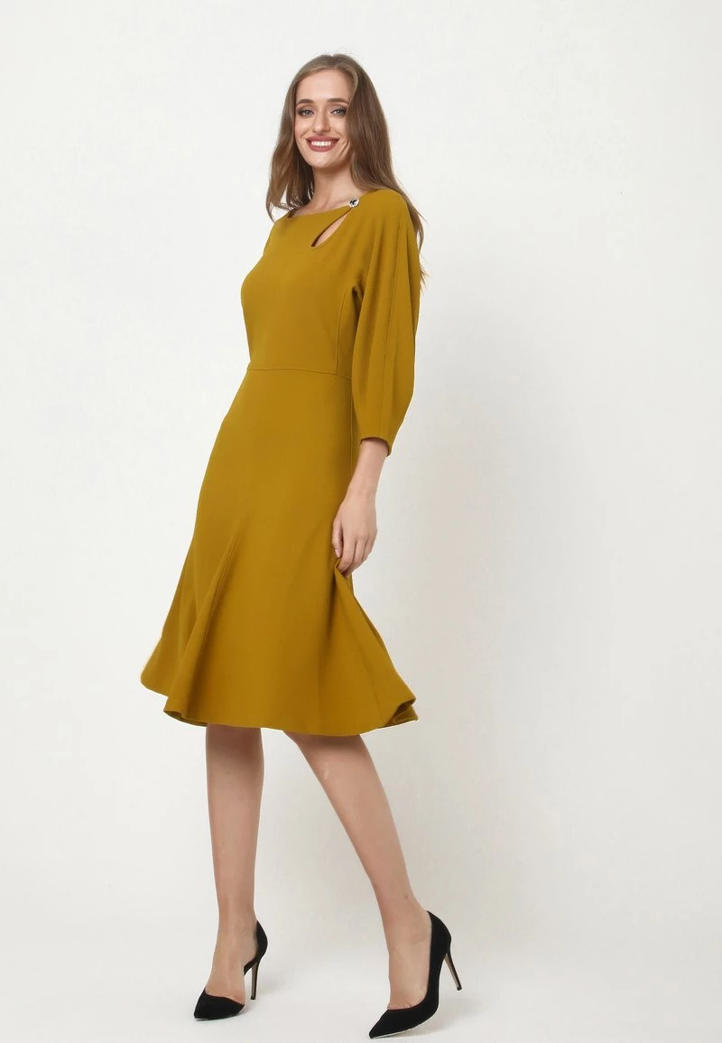 Sconto π Madam-T Donna Vestito Estivo - Senf π€©