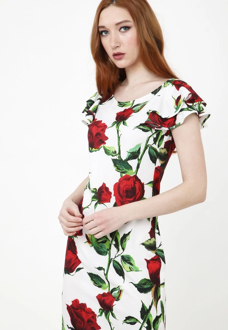 Buono π Madam-T Donna Vestito Estivo - Kornblume Blau Lila π - immagine 4