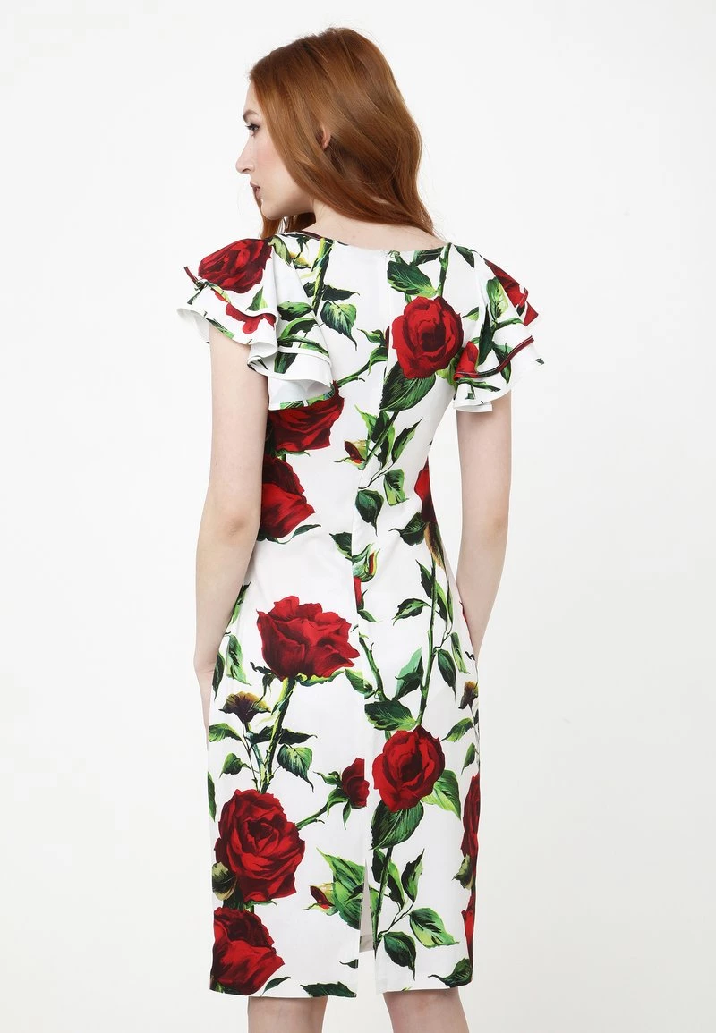 Buono π Madam-T Donna Vestito Estivo - Kornblume Blau Lila π - immagine 5