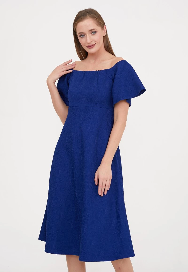 I primi 10 𧨠Madam-T Donna JOVANA - Vestito Elegante - Blau π - immagine 5