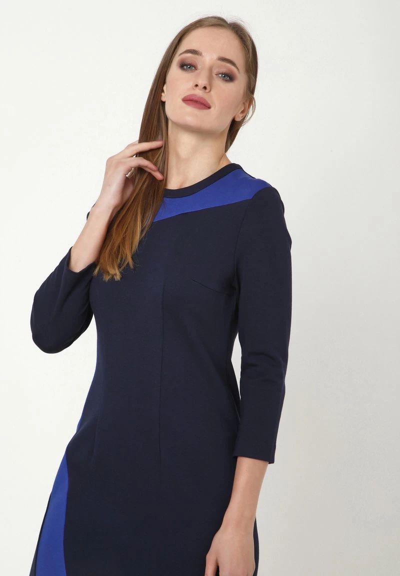 Presa π₯ Madam-T Donna SPARNADA - Vestito Di Maglina - Blau Kornblumenblau π - immagine 4