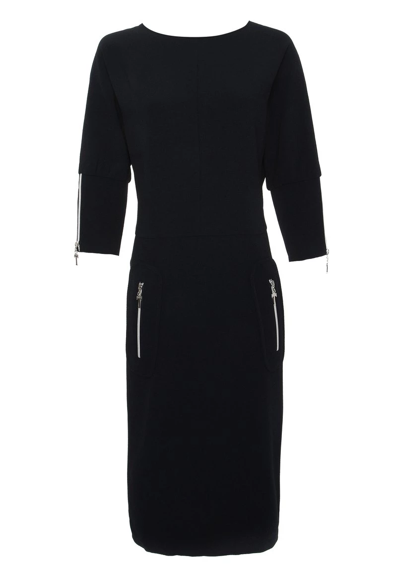 Nuovo β Madam-T Donna FAUSTINA - Abito In Maglia - Blau 𧨠- immagine 8