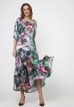 Acquistare 🎉 Madam-T Donna MARLIN - Vestito Estivo - Grau, Lila 🛒