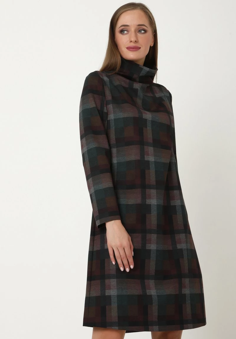 Presa π Madam-T Donna ALLTAGSKLEID LEELINA - Vestito Estivo - Grün, Braun π