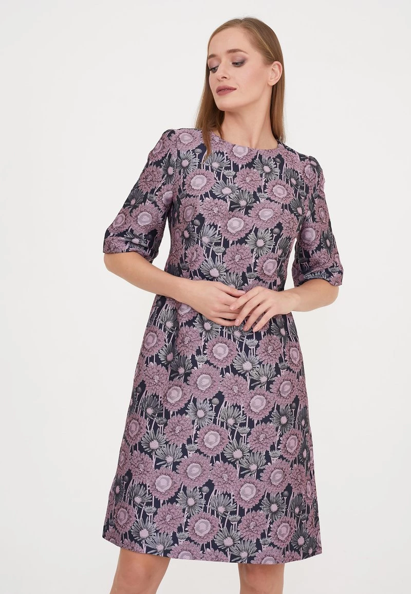 Miglior offerta π Madam-T Donna SANATA - Vestito Estivo - Blau Lila β¨