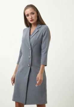 Buono π― Madam-T Donna KLEID ELMA - Tubino - Lichtgrau π