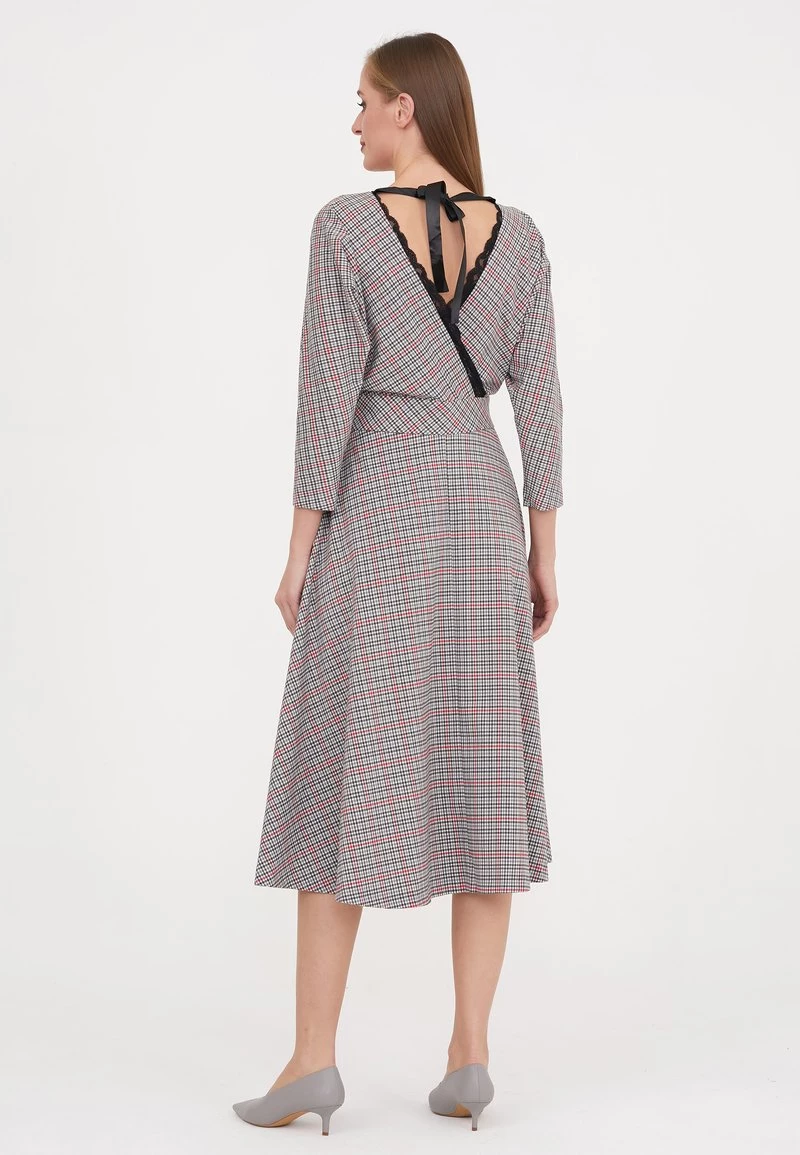 Acquistare 𧨠Madam-T Donna ASUANA - Vestito Estivo - Grüner Zig/rot π€© - immagine 3