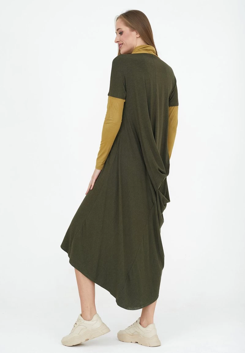 Acquistare π Madam-T Donna PALMYRA - Vestito Estivo - Khakifarben π - immagine 3