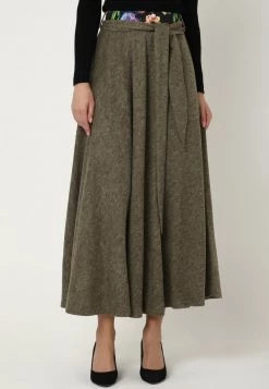 I primi 10 🥰 Madam-T Donna ROCK ROCK RITA - Gonna A Campana - Khakifarben 🎉