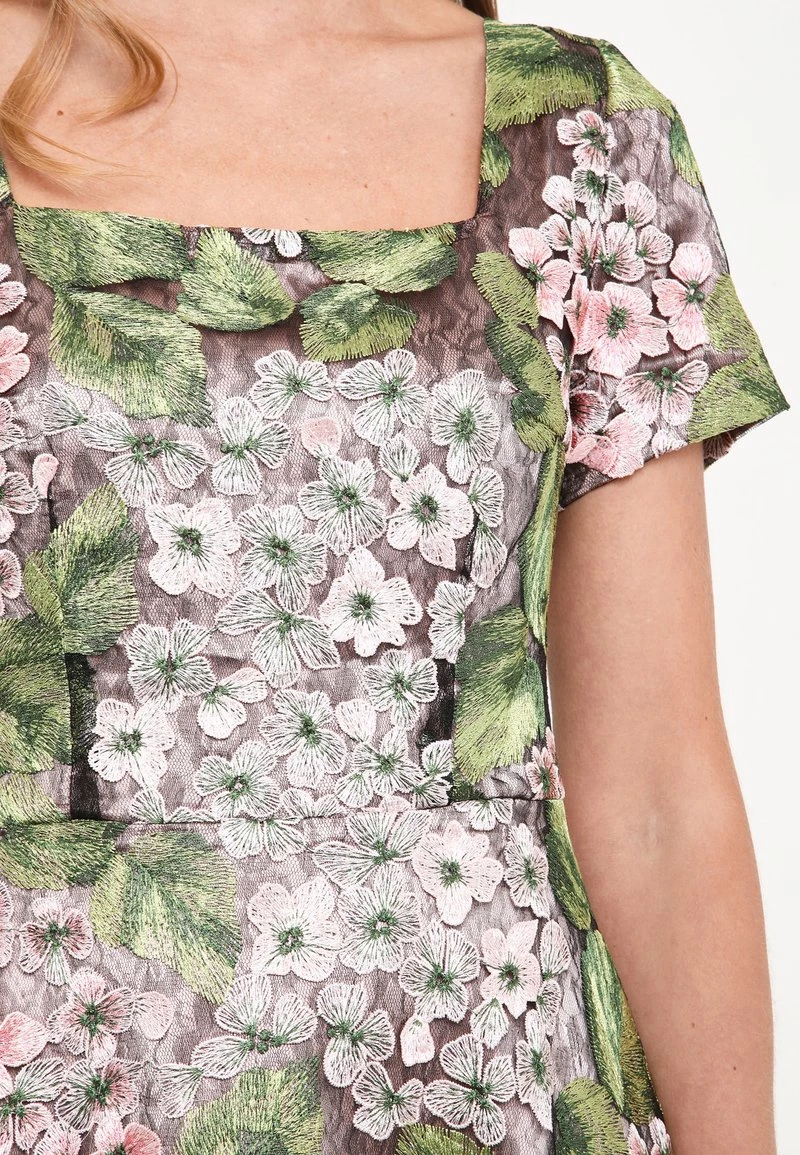 Acquistare π― Madam-T Donna AGAVA - Vestito Elegante - Rosa, Grün βοΈ - immagine 5