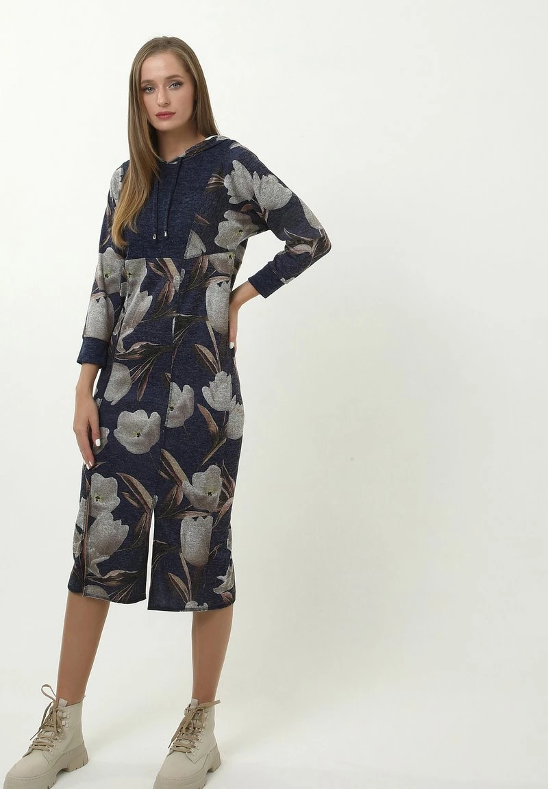 Nuovo di zecca β€οΈ Madam-T Donna ZLATA - Tubino - Blau/ Rosa π - immagine 4