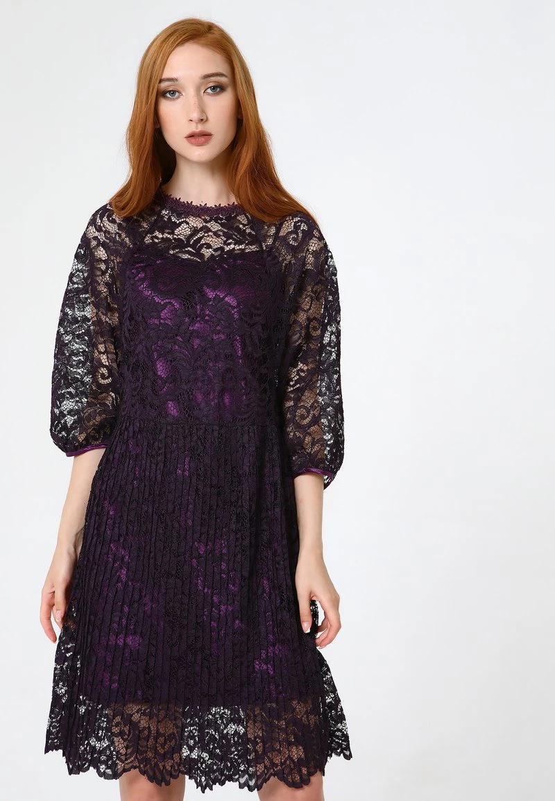 Offerte π Madam-T Donna ADAMASA - Vestito Estivo - Lila β¨ - immagine 4