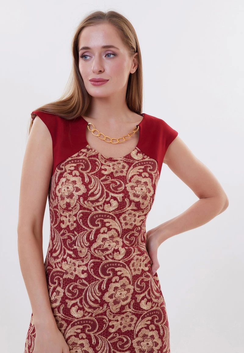 Vendita calda π€© Madam-T Donna KONIA - Vestito Estivo - Rot Beige β - immagine 6
