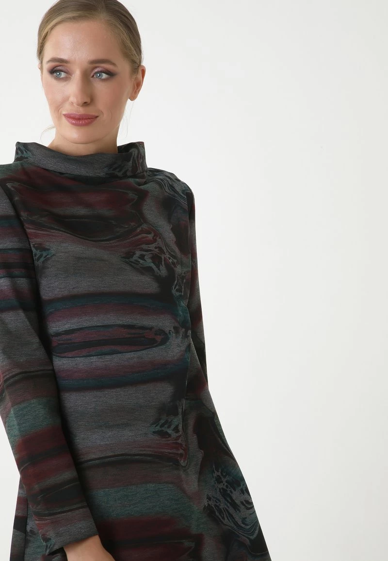 Miglior prezzo β€οΈ Madam-T Donna LEELINA - Vestito Estivo - Grau, Aqua π - immagine 6