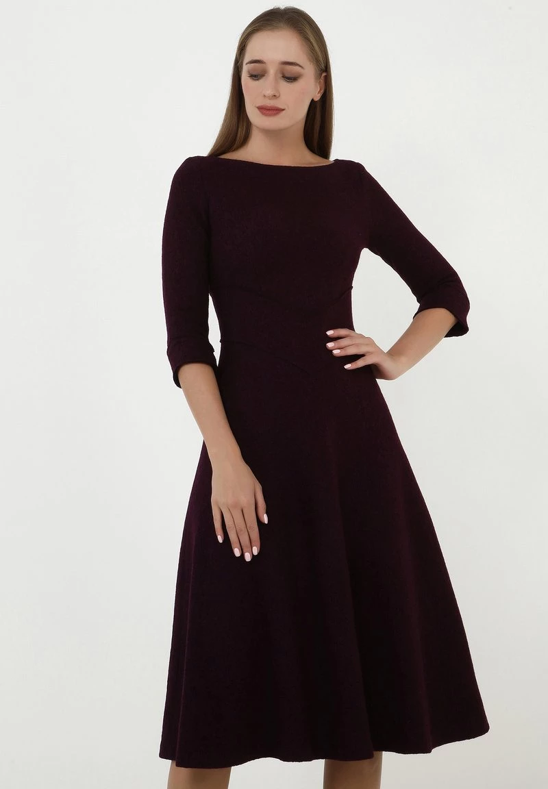 Offerte βοΈ Madam-T Donna YANNA - Vestito Di Maglina - Pflaume π₯