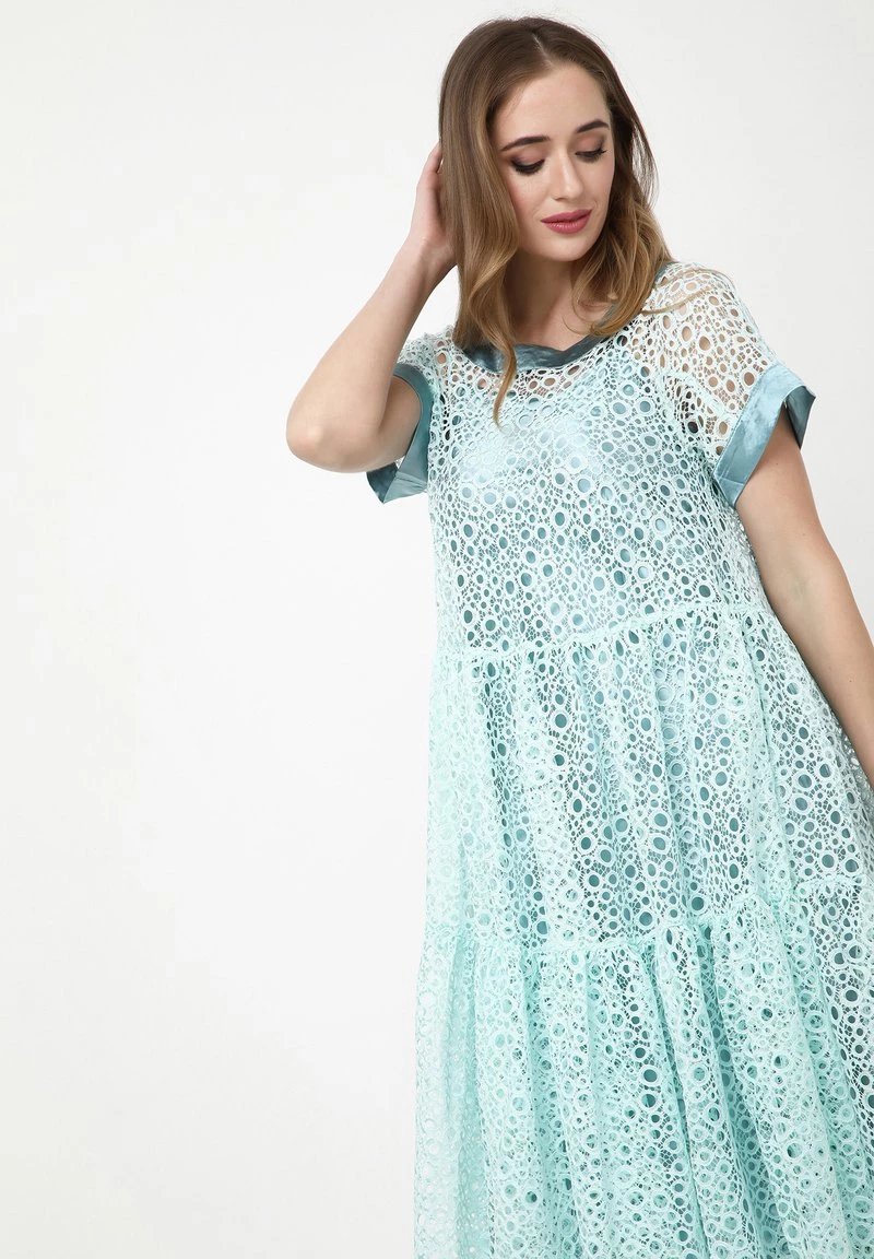 Buono π Madam-T Donna ROMENA - Tubino - Hellgrün π― - immagine 5