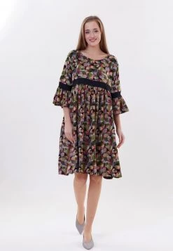 Le migliori recensioni di π Madam-T Donna GALAXIA - Vestito Estivo - Grün Gold Grün β¨