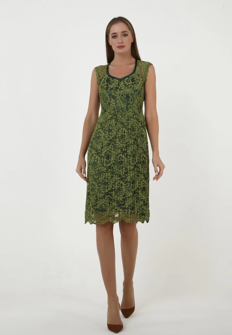 Vendita calda 🤩 Madam-T Donna KAYLE - Vestito Elegante - Olive 🧨 - immagine 2