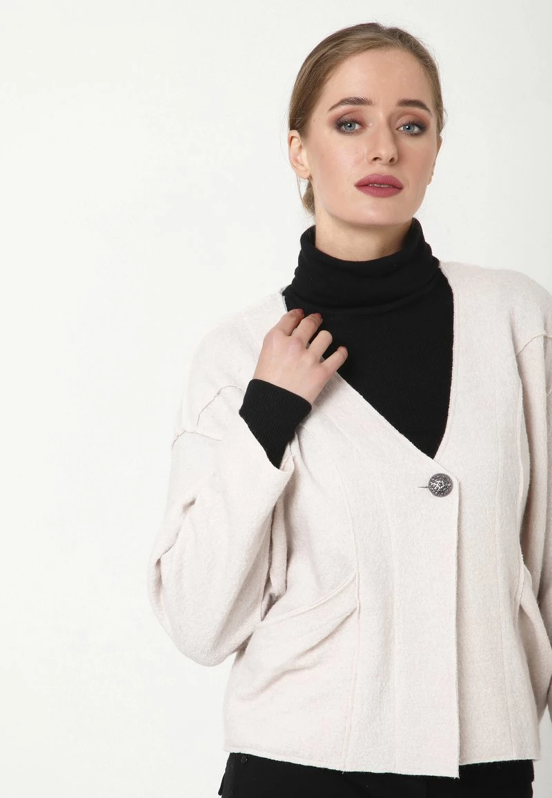 Migliore vendita π€© Madam-T Donna Cardigan - Creme π - immagine 6