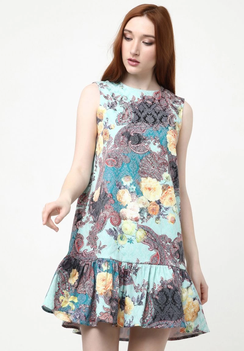 Vendita all'ingrosso β€οΈ Madam-T Donna GAISA - Vestito Estivo - Aqua, Gelb π - immagine 6