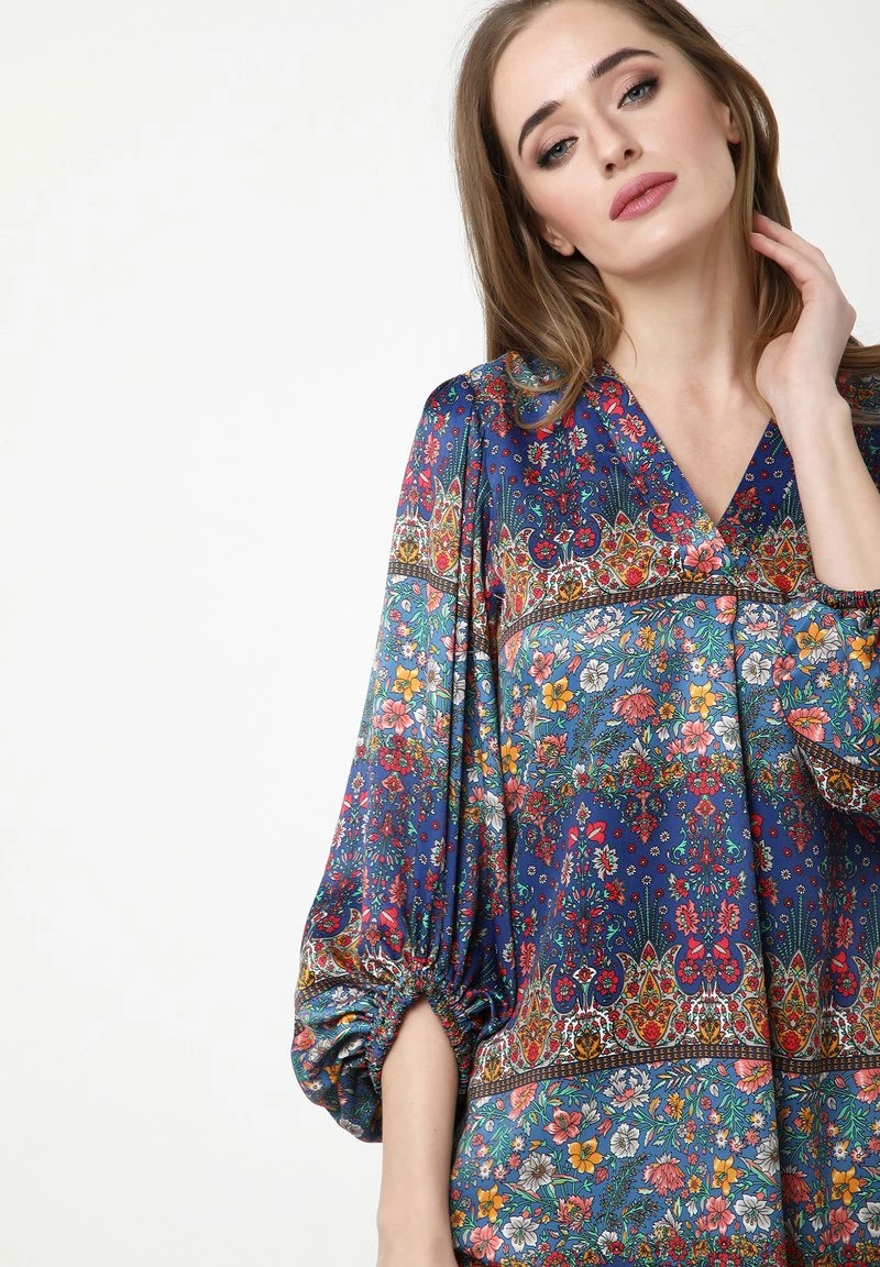 Promo π€© Madam-T Donna EUSTACE - Camicetta - Blau Rot β - immagine 4