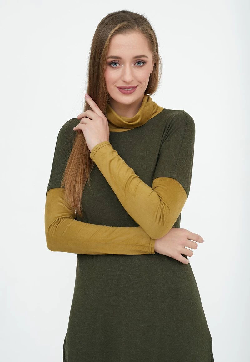 Acquistare π Madam-T Donna PALMYRA - Vestito Estivo - Khakifarben π - immagine 7