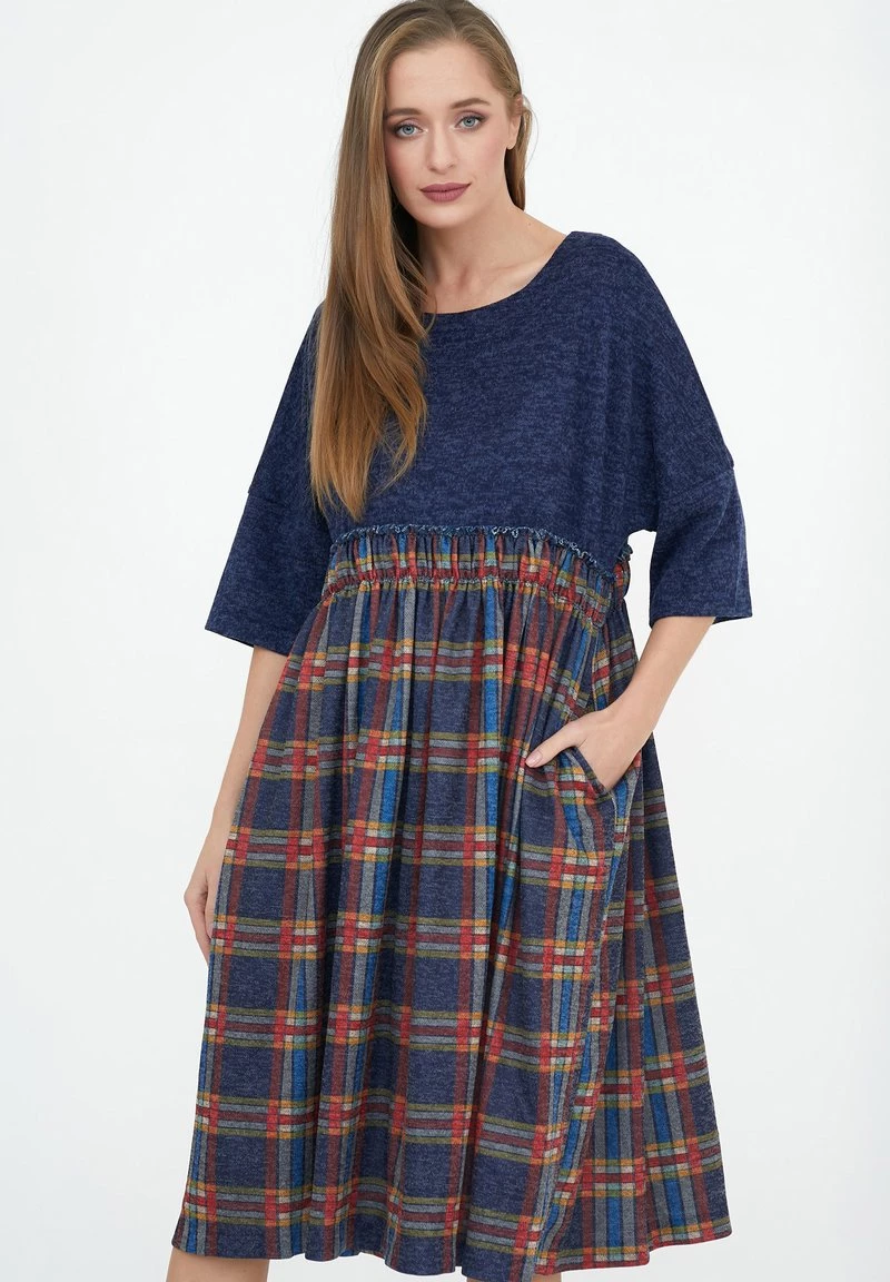 A buon mercato π₯ Madam-T Donna OFELIA - Vestito Estivo - Blau/rot β