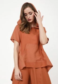 Bilancio 👍 Madam-T Donna KIRA - Tunica - Ingwer, Weiß 🎉