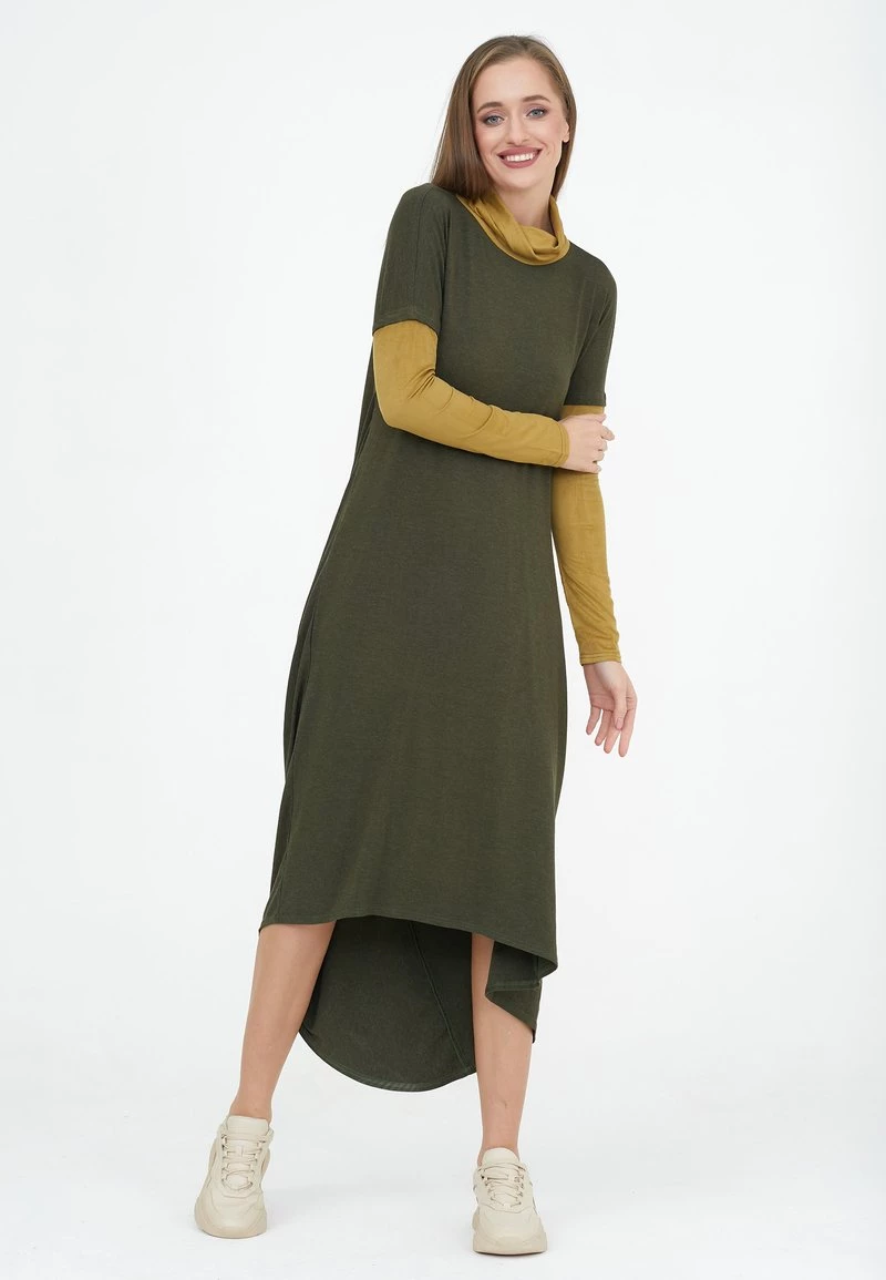 Acquistare π Madam-T Donna PALMYRA - Vestito Estivo - Khakifarben π - immagine 5