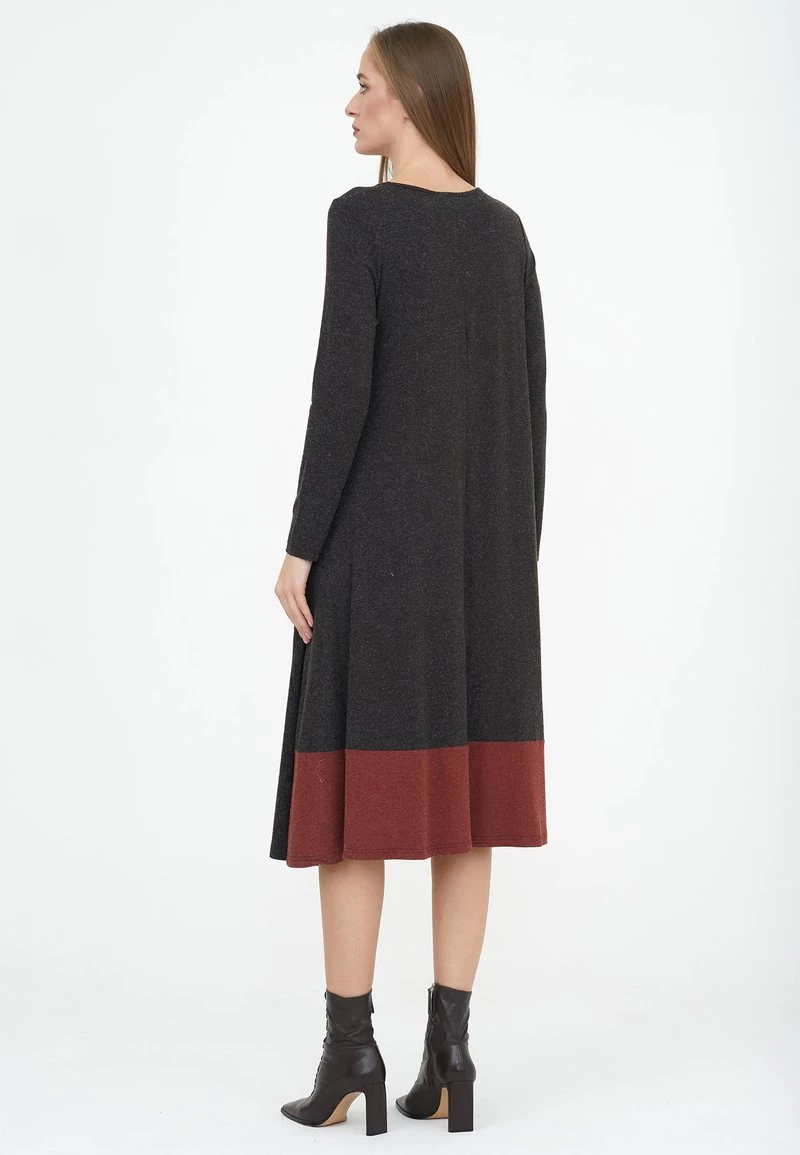 Miglior offerta π Madam-T Donna AGNIA - Abito In Maglia - Brantn/tera Orkotta π - immagine 3