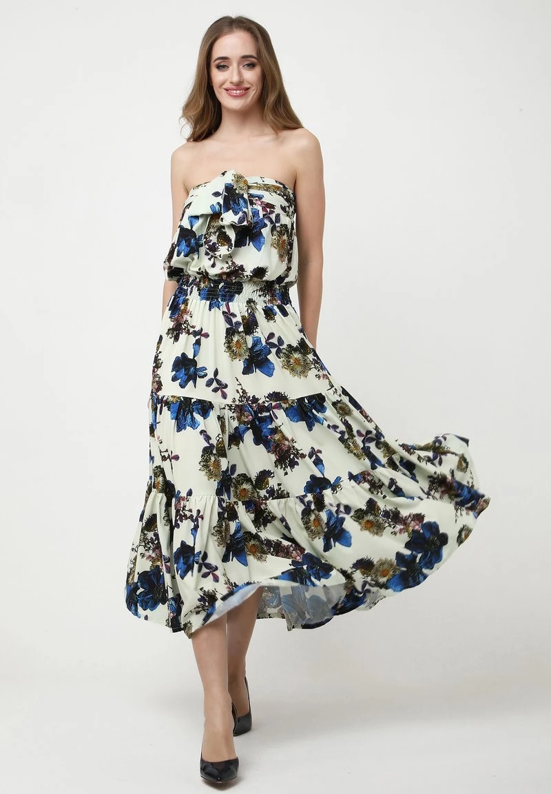 Offerte π₯° Madam-T Donna Vestito Estivo - Gelb, Indigo π - immagine 2