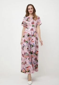 Promo π Madam-T Donna Vestito Lungo - Blass Rosa Rot π