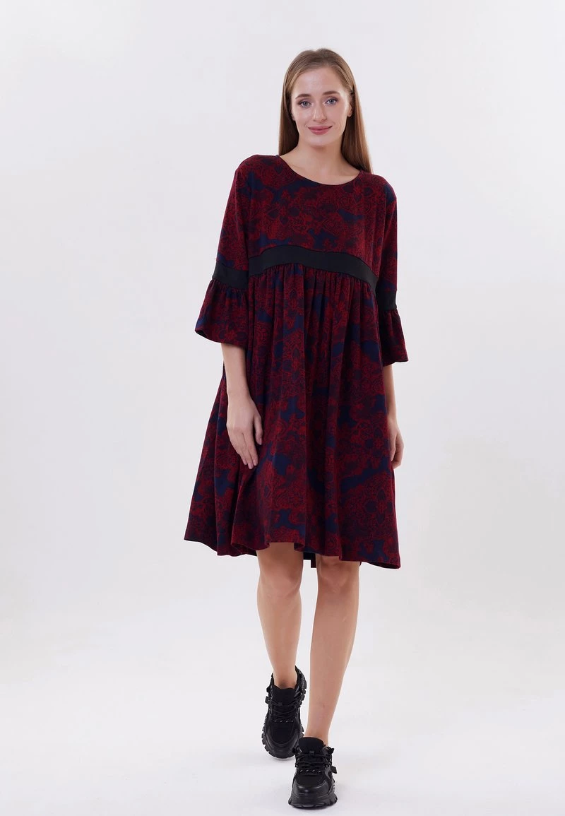 Sconto β€οΈ Madam-T Donna GALAXIA - Vestito Estivo - Blau Howdy Rot π