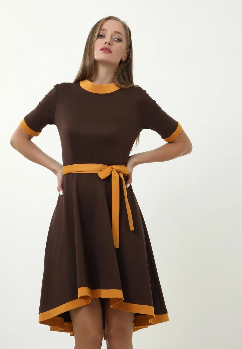 Presa βοΈ Madam-T Donna SAMBRA - Vestito Estivo - Braun π