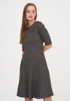 Nuovo 🛒 Madam-T Donna SAPALERI - Vestito Estivo - Bla Askk Beige ✔️