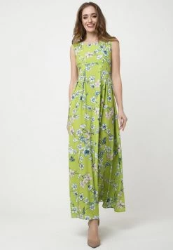 Le migliori recensioni di π Madam-T Donna KANTRI - Vestito Lungo - Hellgrün, Weiß π