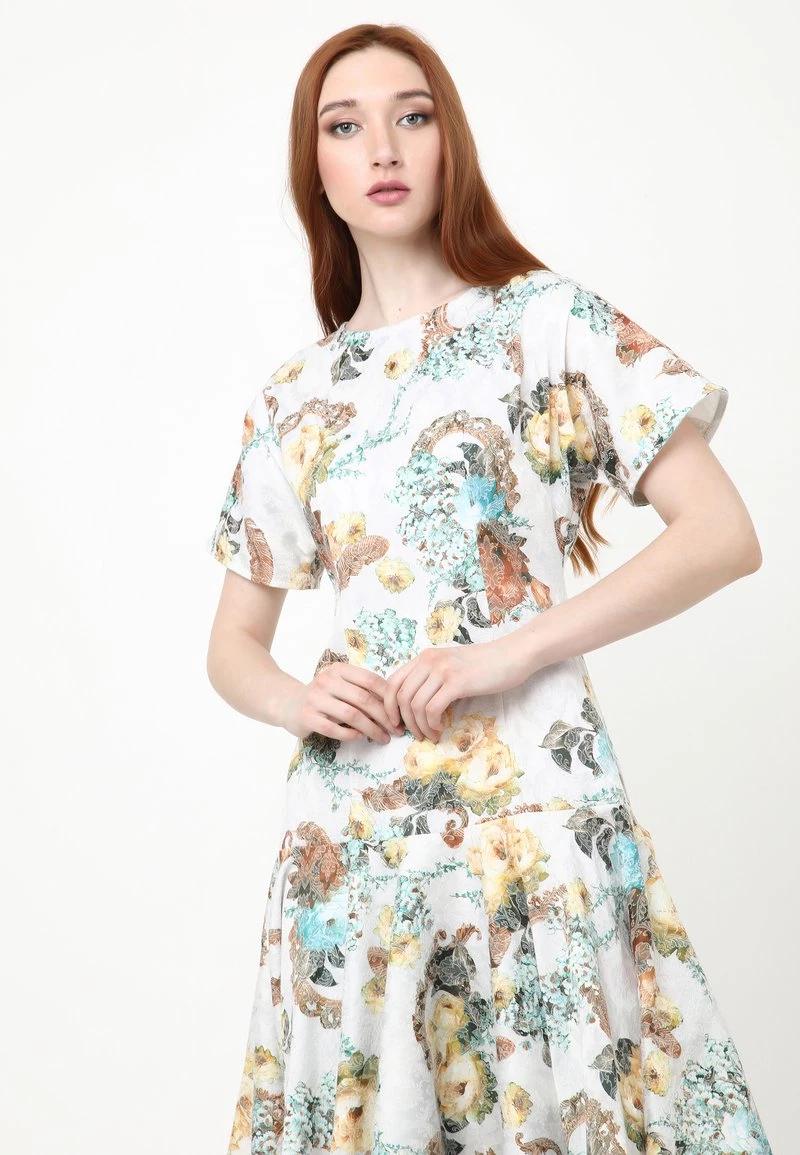 Nuovo π₯° Madam-T Donna SOKASA - Vestito Estivo - Milchig, Hellbraun π - immagine 5