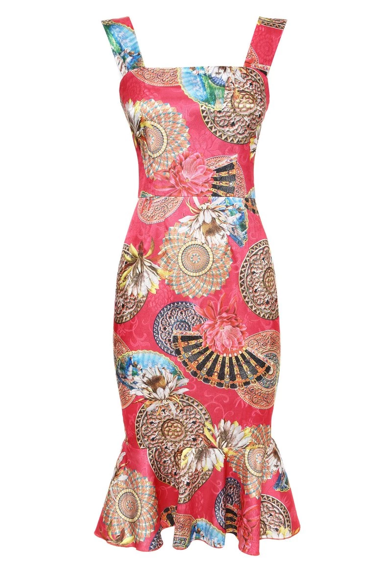 Migliore vendita π₯° Madam-T Donna Vestito Estivo - Himbeere, Goldrute π€© - immagine 4