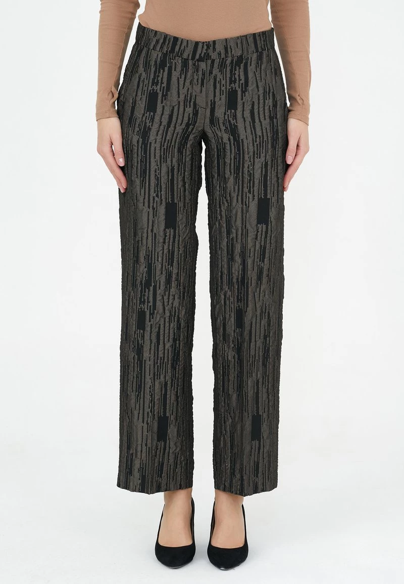 Vendita all'ingrosso π Madam-T Donna ROZALIA - Pantaloni - Black/khaki π