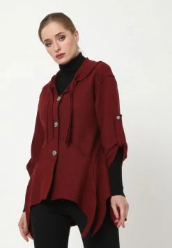 A buon mercato 🛒 Madam-T Donna ACKE ERNESTA - Cardigan - Weinrot 👍