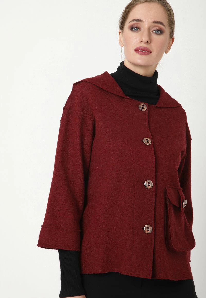 A buon mercato β¨ Madam-T Donna PIRA - Cardigan - Weinrot π - immagine 6