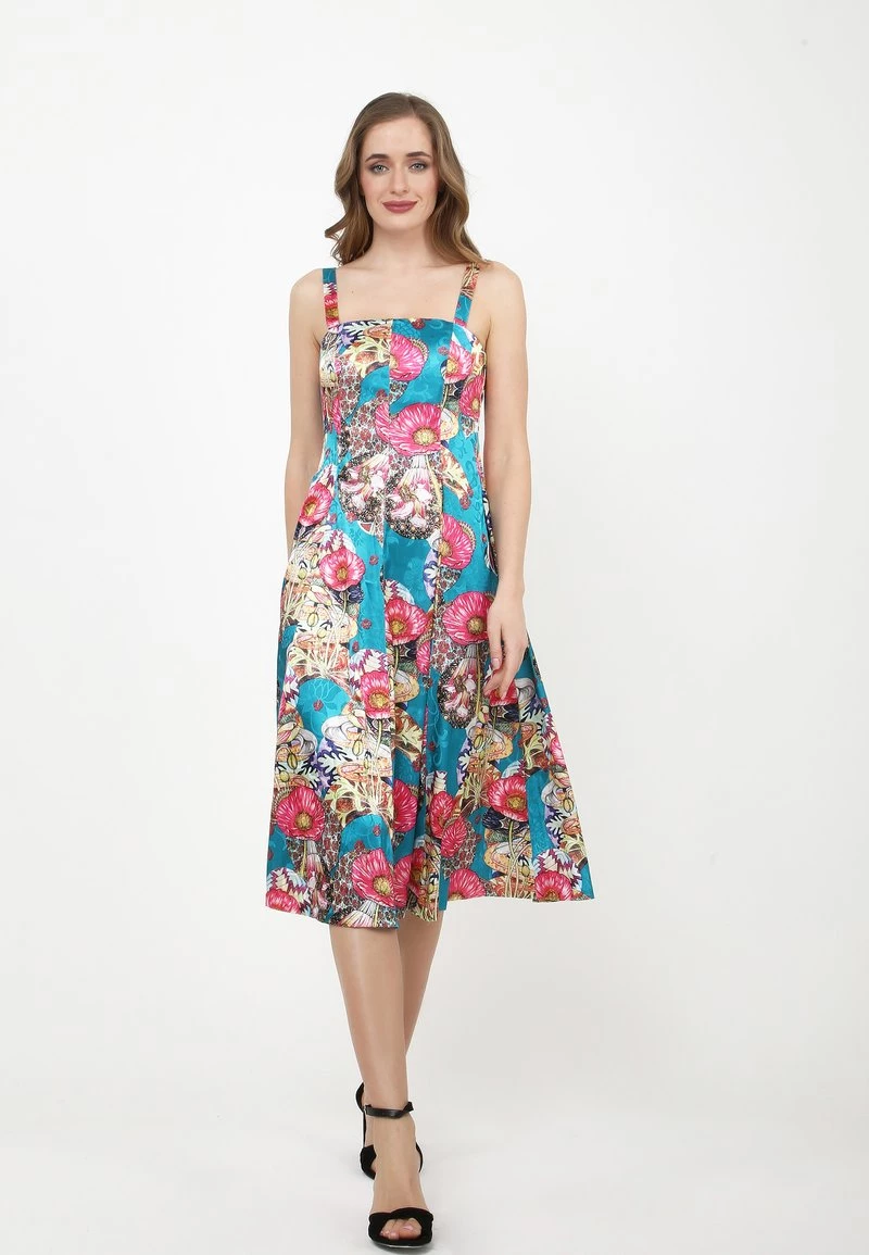 Vendita all'ingrosso 🧨 Madam-T Donna Vestito Estivo - Aqua Rosa ✔️ - immagine 2