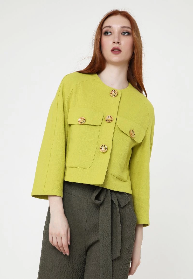 Migliore vendita π Madam-T Donna Blazer - Senf π― - immagine 4