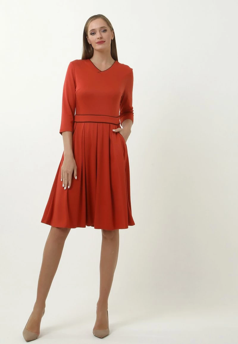 Sconto π₯ Madam-T Donna Vestito Estivo - Terrakotta β¨