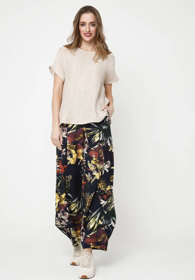 Presa π Madam-T Donna Pantaloni - Blau, Gelb βοΈ - immagine 2