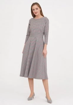 Acquistare 🧨 Madam-T Donna ASUANA - Vestito Estivo - Grüner Zig/rot 🤩